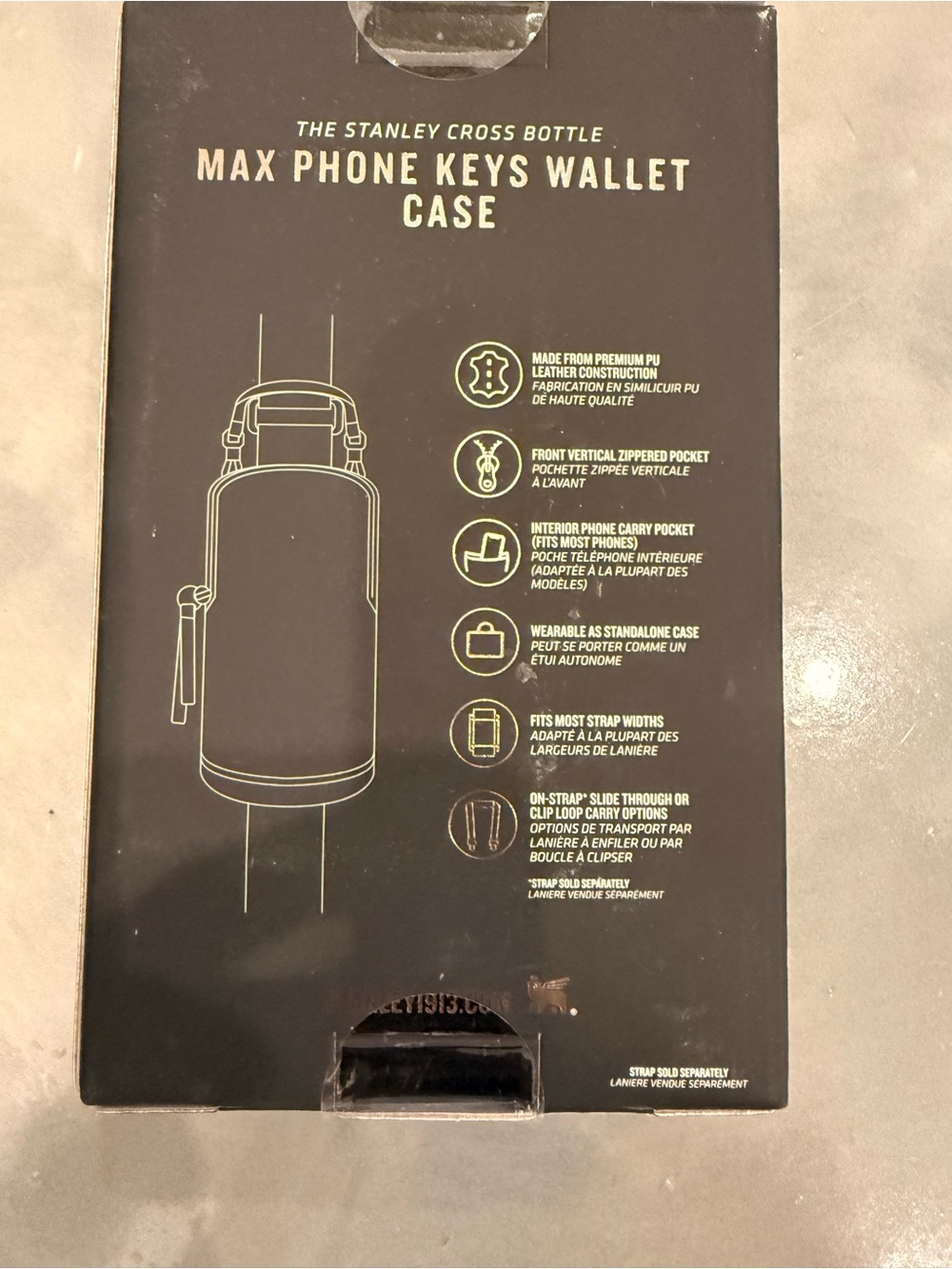 New in Box Stanley Purple Max Phone Keys Wallet Case - Picture 2 of 2